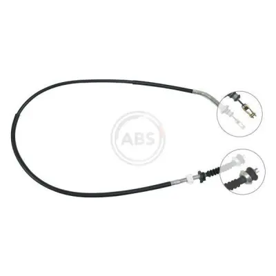 Cable de accionamiento, accionamiento del embrague A.B.S. K21870 Súper Precio